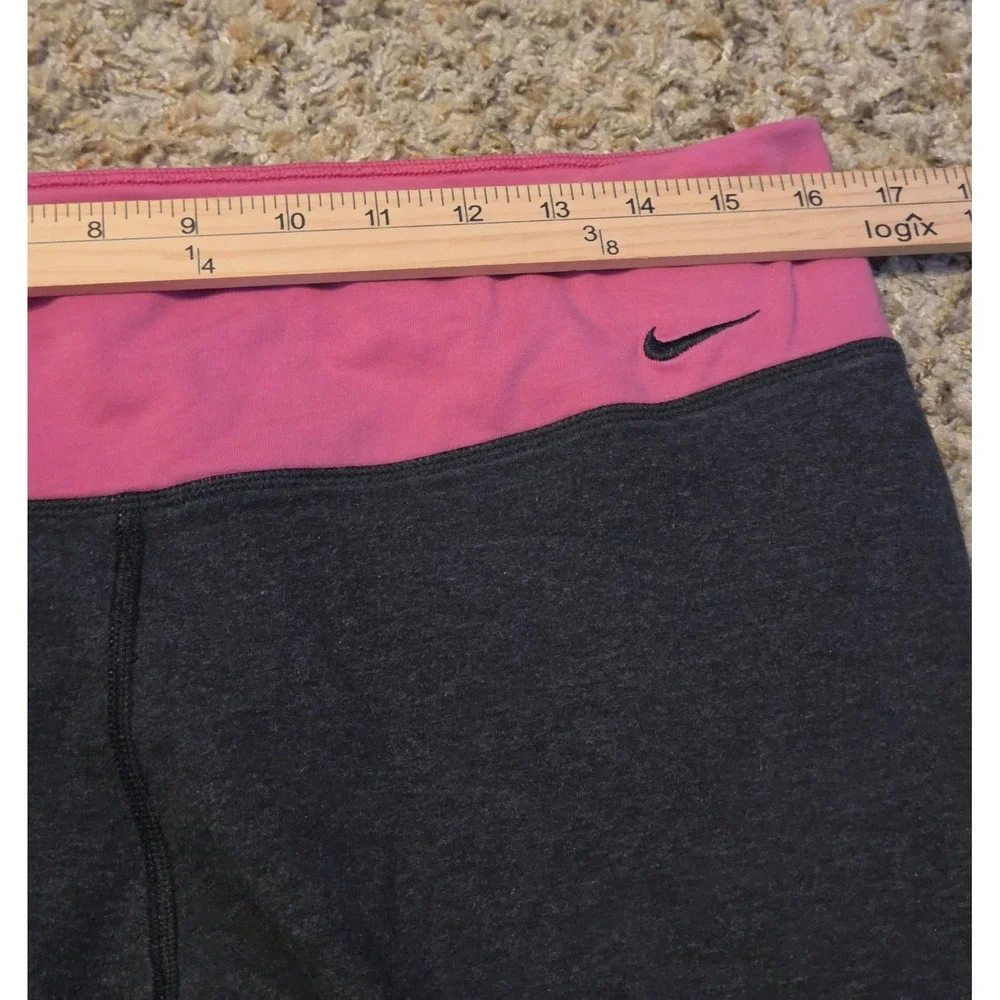Nike Dri-Fit‎ Skinny Leggings Women's Size XL Pink Gray